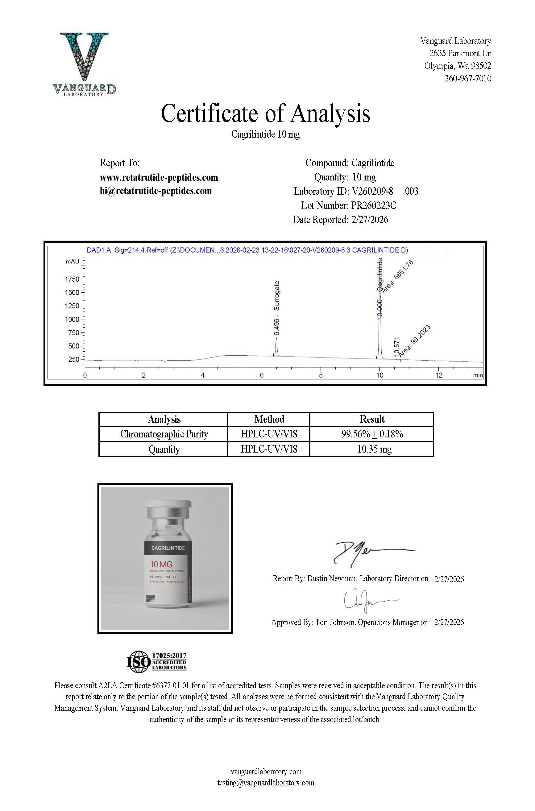 Cagrilintide Pure Retatrutide Peptides Cagrilintide Pure Retatrutide Peptides