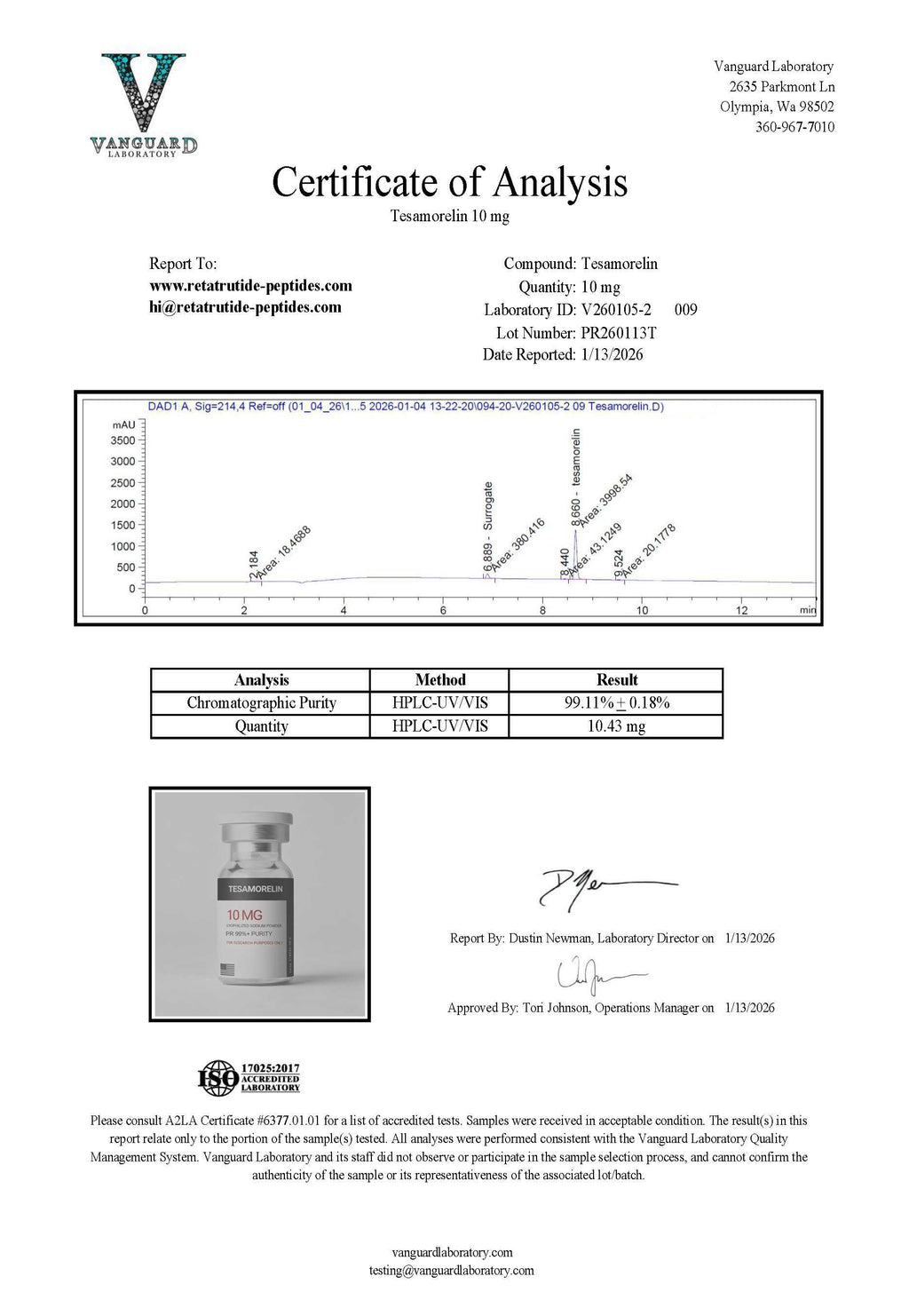 Tesamorelin